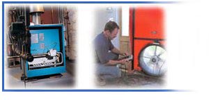 Blower door used to find air leaks